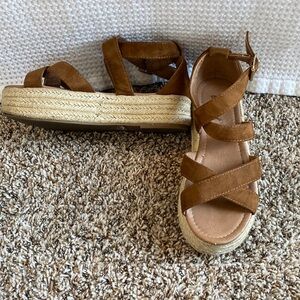 Tan sandals